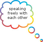 speech bubble speakingfreely